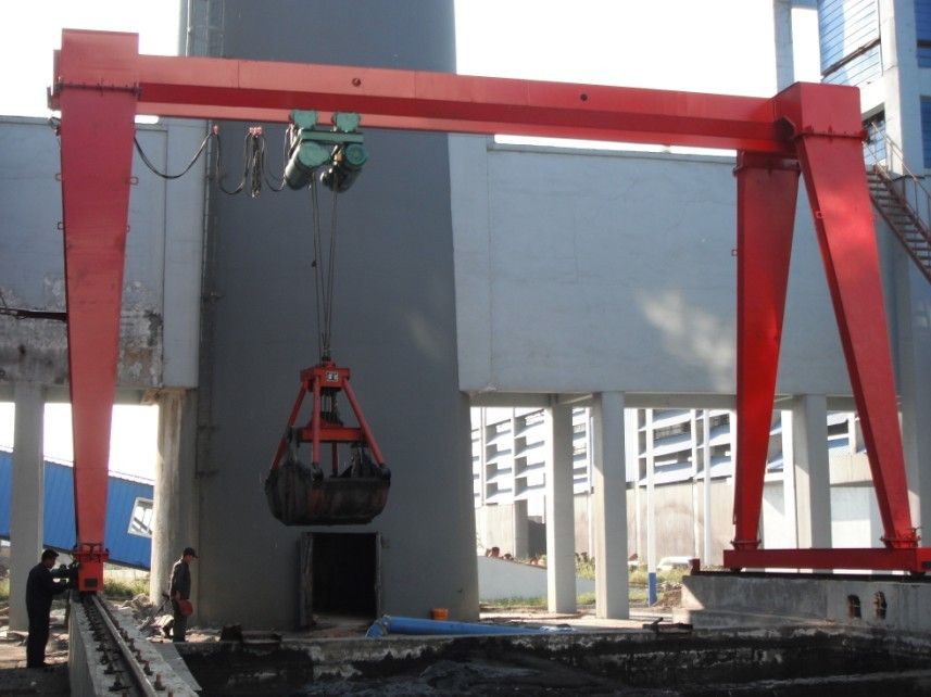 MHZ늄(dng)JץT(mn)ʽؙC(j) MHZ type electric hoist grab gantry crane